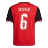 Austria SEIWALD #6 Soccer Jersey Home Shirt World Cup 2026 - bestsoccerstore