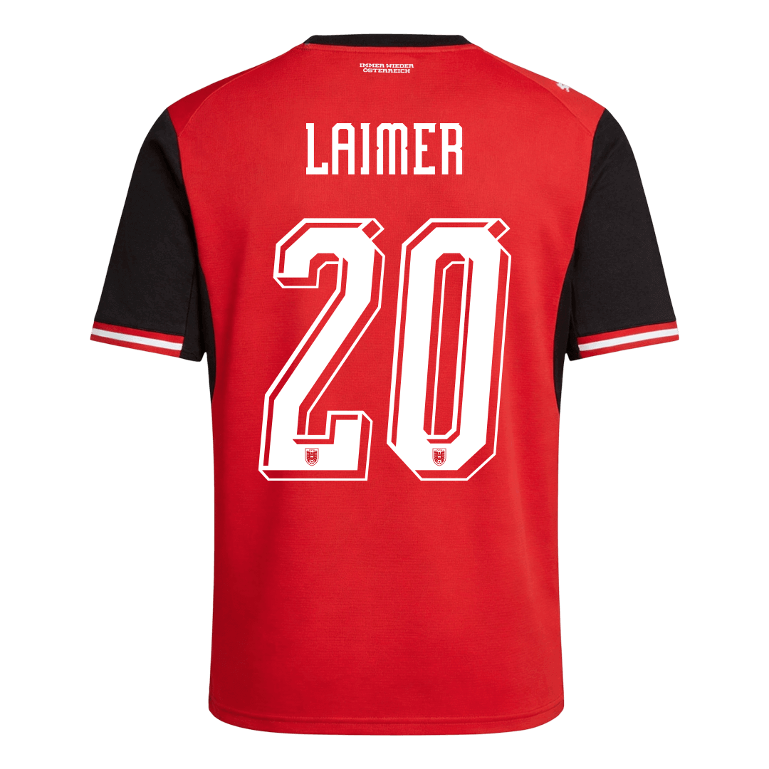 Austria LAIMER #20 Soccer Jersey Home Shirt World Cup 2026 - bestsoccerstore