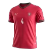 Portugal RÚBEN DIAS #4 Soccer Jersey Home Custom Shirt World Cup 2026 - bestsoccerstore