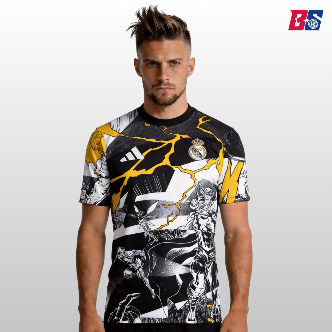 Real Madrid Pre-Match Soccer Jersey Shirt 2025/26 - bestsoccerstore