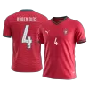 Portugal RÚBEN DIAS #4 Soccer Jersey Home Custom Shirt World Cup 2026 - bestsoccerstore