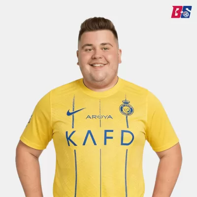 Al Nassr Jersey Custom Soccer Jersey Home 2023/24 - Plus Size - bestsoccerstore