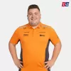 McLaren F1 Orange Team Polo - Plus Size - bestsoccerstore