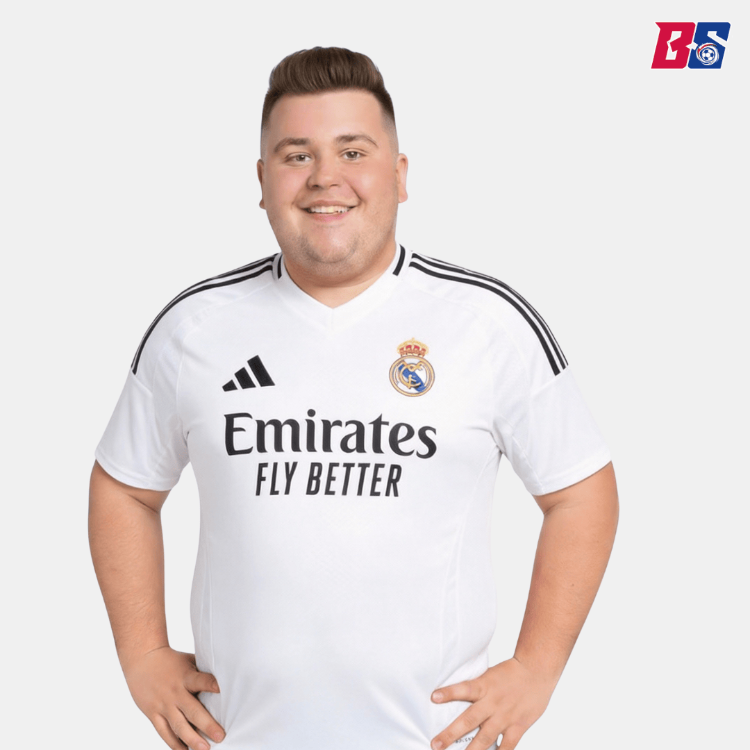 Real Madrid Soccer Jersey Home Shirt - Plus Size - bestsoccerstore
