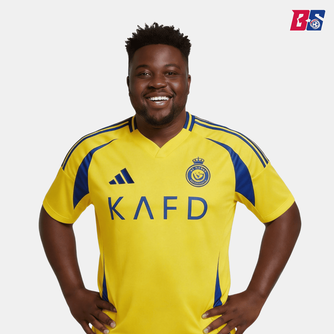 Al Nassr Soccer Jersey Home Custom Shirt - Plus Size - bestsoccerstore