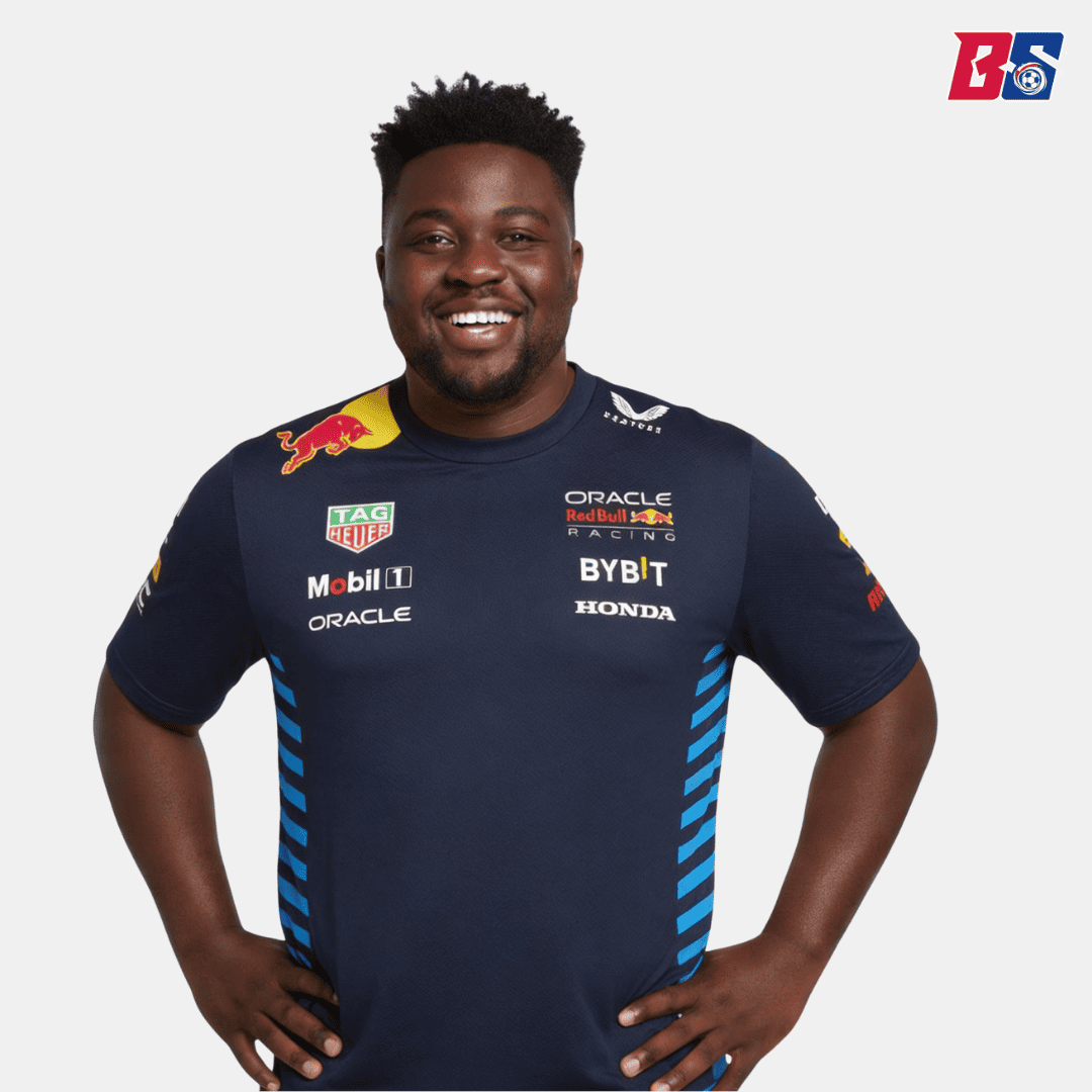 Red Bull F1 Racing Team Set Up Navy T-Shirt - Plus Size - bestsoccerstore