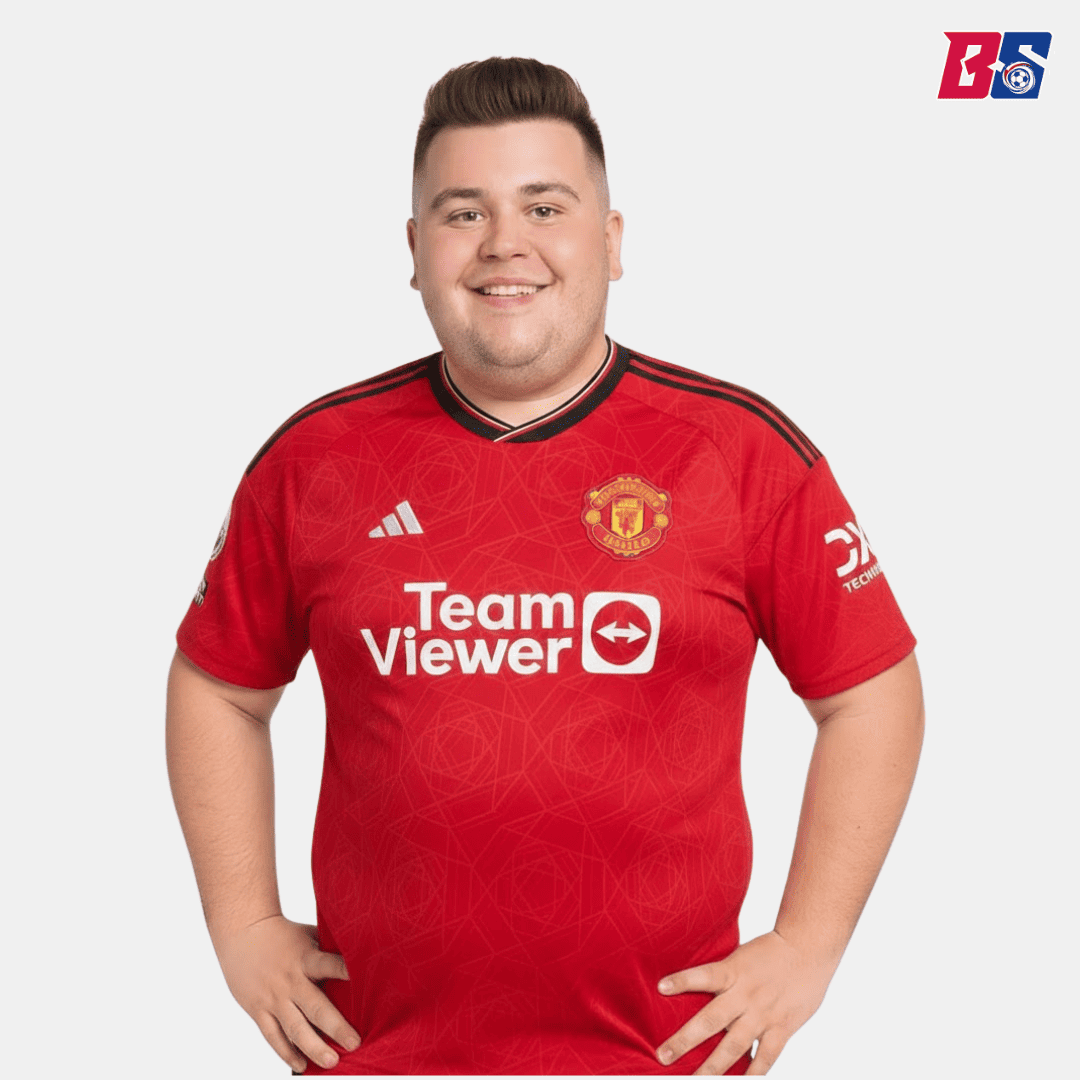 Manchester United Jersey Soccer Jersey Home 2023/24 - Plus Size - bestsoccerstore