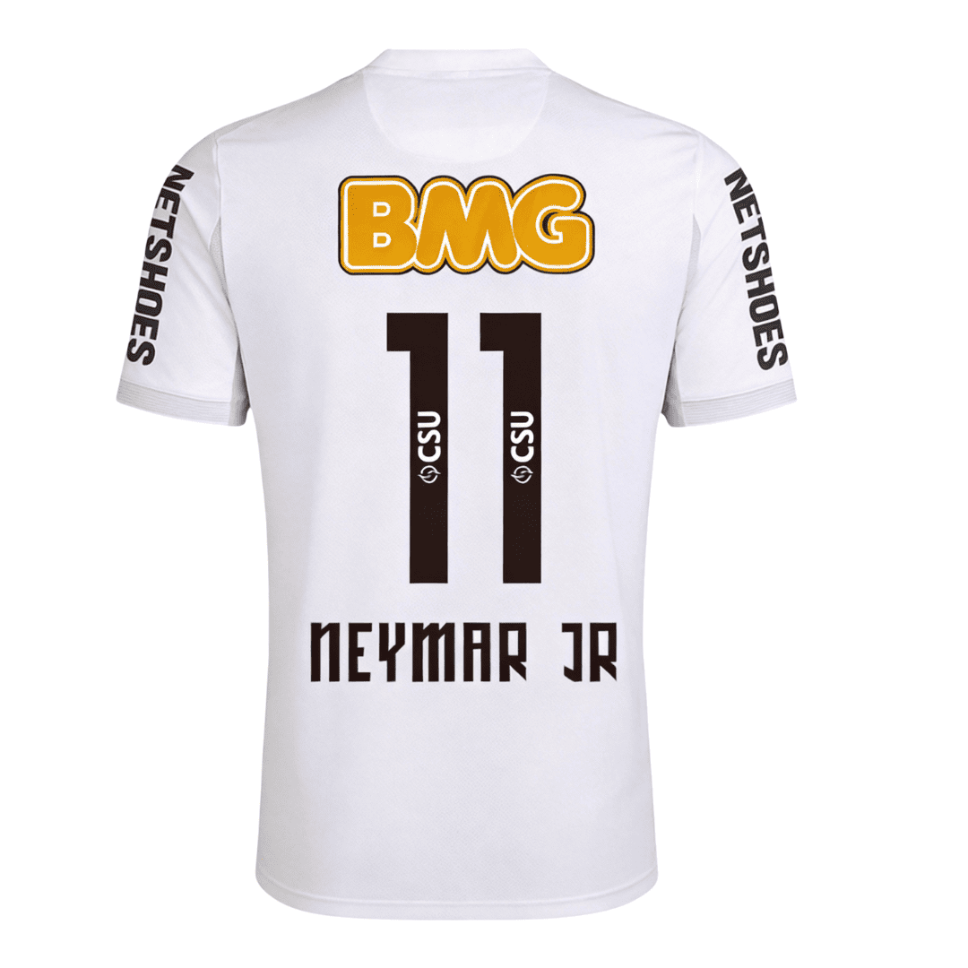 NEYMAR JR #11 Santos FC Retro Jersey Home Soccer Shirt 2012 - bestsoccerstore