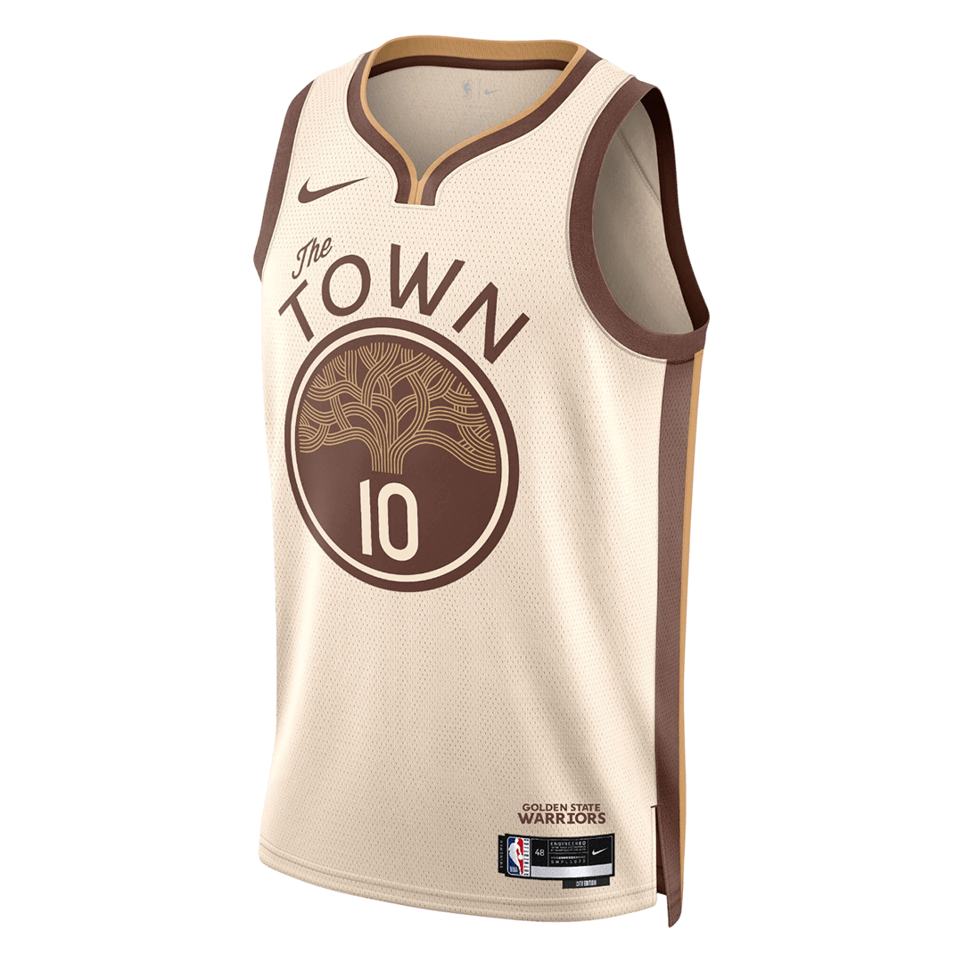 BUTLER #10 Golden State Warriors Brown Swingman NBA Jersey - City Edition - bestsoccerstore