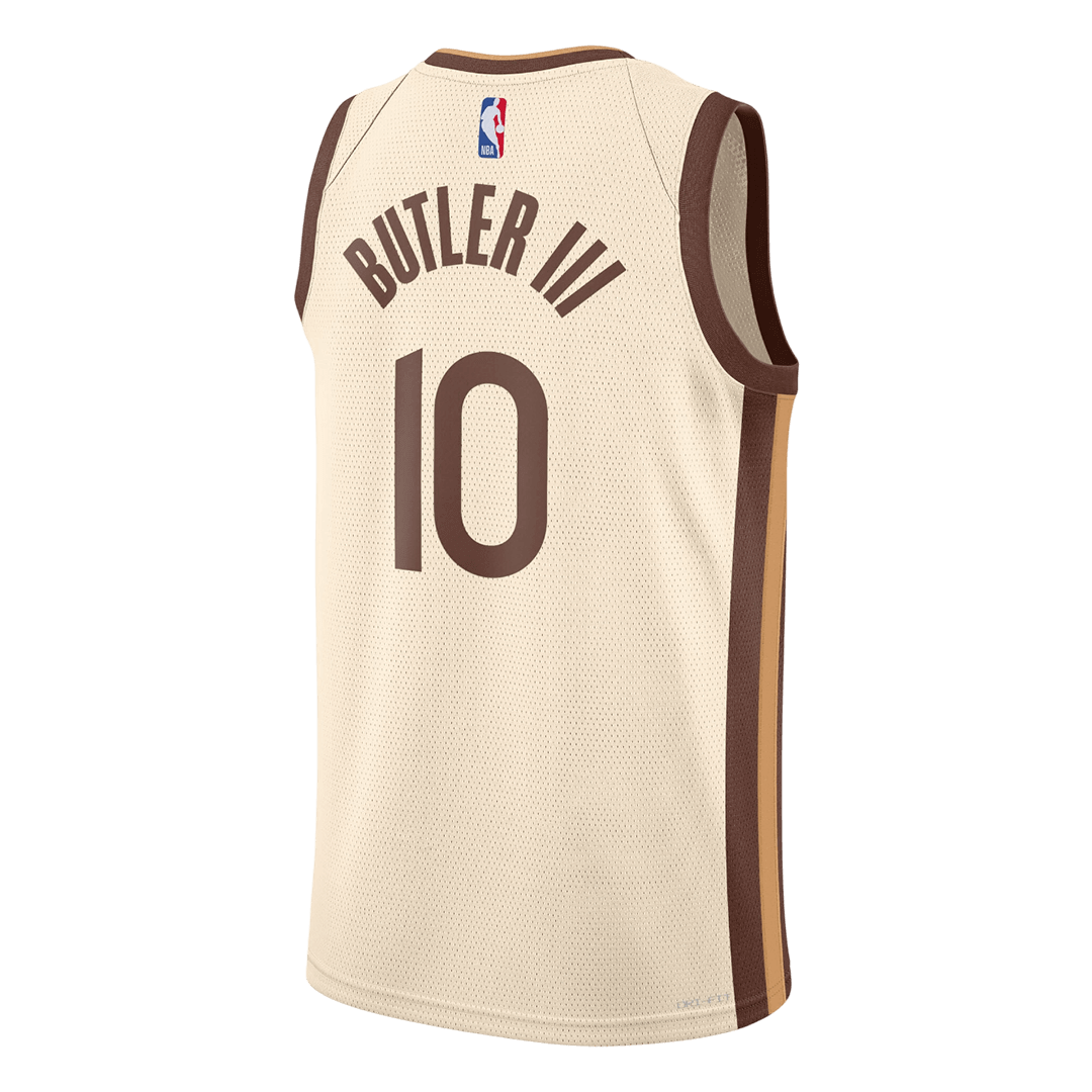 BUTLER #10 Golden State Warriors Brown Swingman NBA Jersey - City Edition - bestsoccerstore