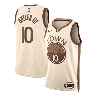 BUTLER #10 Golden State Warriors Brown Swingman NBA Jersey - City Edition - bestsoccerstore