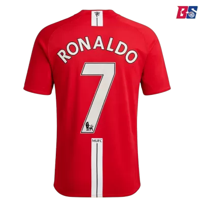 [Free]Manchester United Jersey RONALDO #7 Custom Home Soccer Jersey 2007/08 - bestsoccerstore
