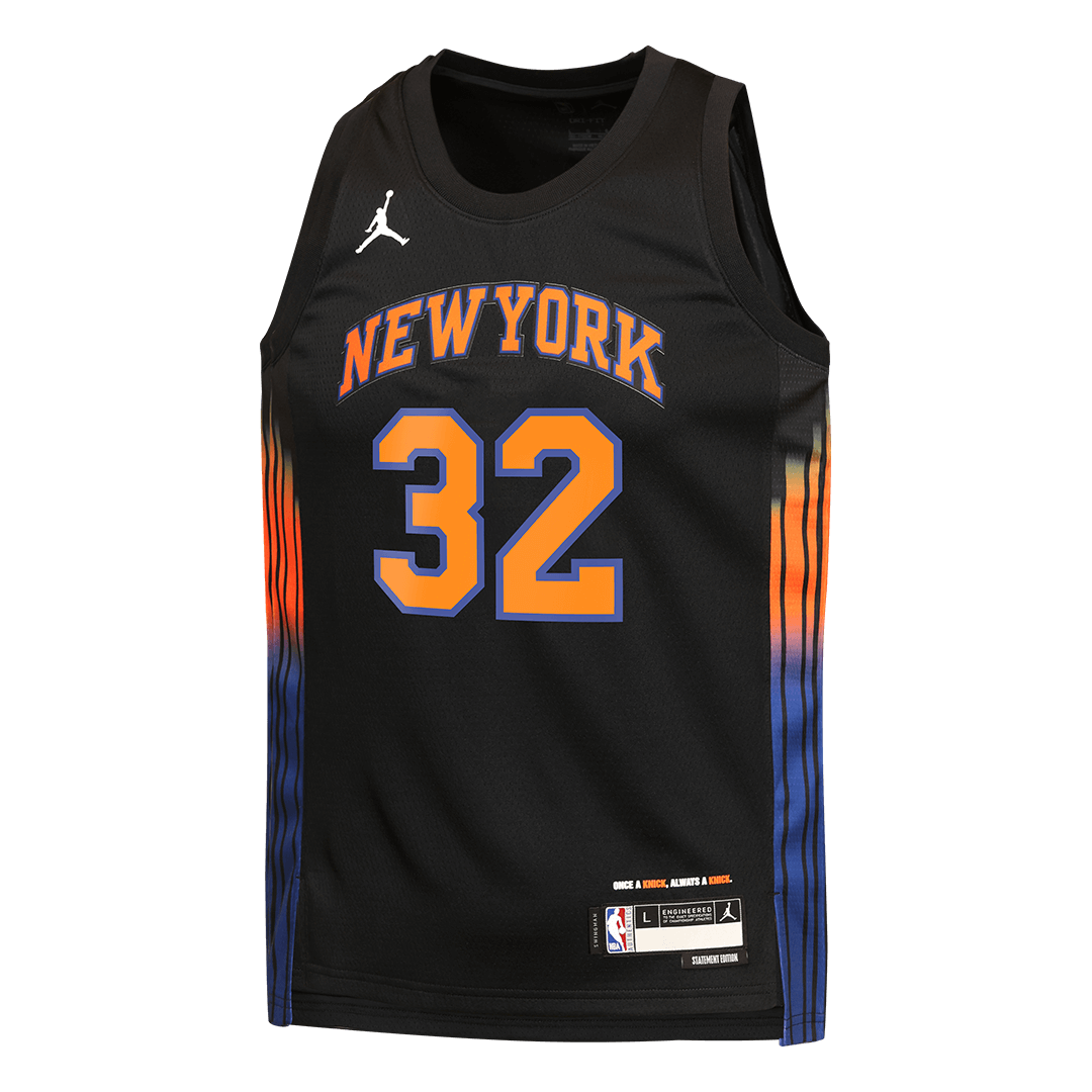 TOWNS #32 New York Knicks Black Swingman NBA Jersey - Statement Edition - bestsoccerstore