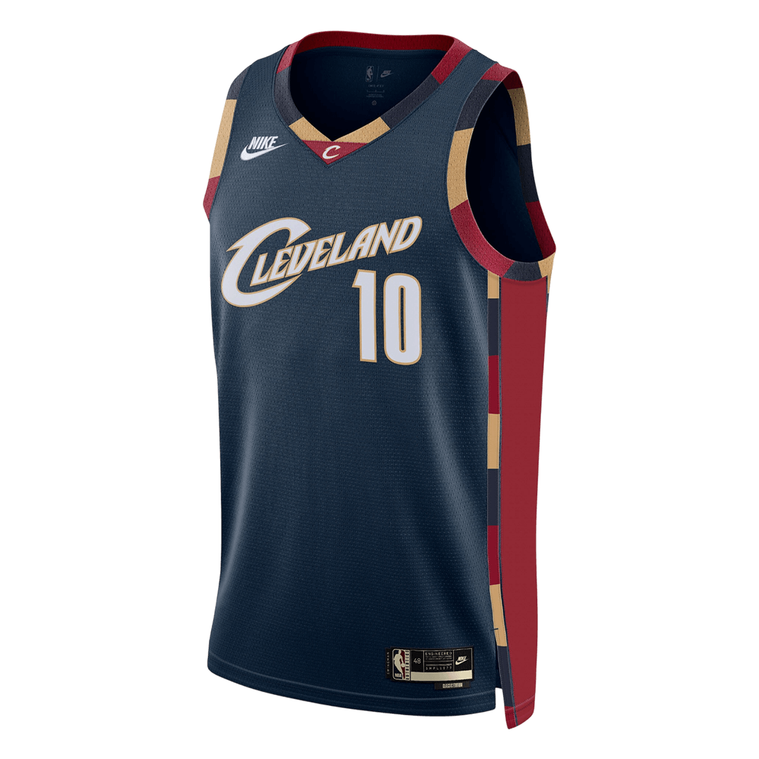 GARLAND #10 Cleveland Cavaliers Navy Swingman NBA Jersey - Classic Edition - bestsoccerstore