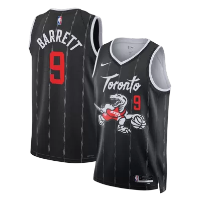 BARRETT #9 Toronto Raptors Black Swingman NBA Jersey - City Edition - bestsoccerstore