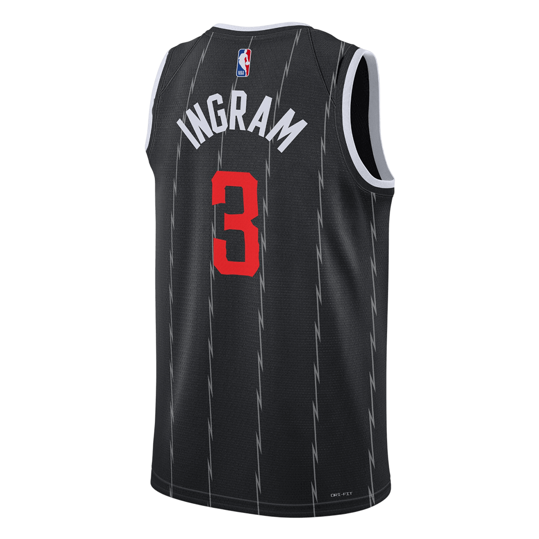 INGRAM #3 Toronto Raptors Black Swingman NBA Jersey - City Edition - bestsoccerstore