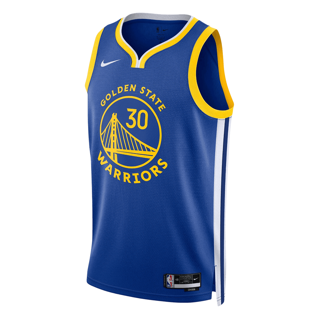 CURRY #30 Golden State Warriors Blue Swingman NBA Jersey - Icon Edition - bestsoccerstore