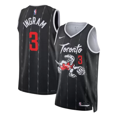 INGRAM #3 Toronto Raptors Black Swingman NBA Jersey - City Edition - bestsoccerstore
