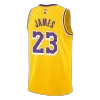 JAMES #23 Los Angeles Lakers 2025/26 Yellow Swingman NBA Jersey - Icon Edition - bestsoccerstore