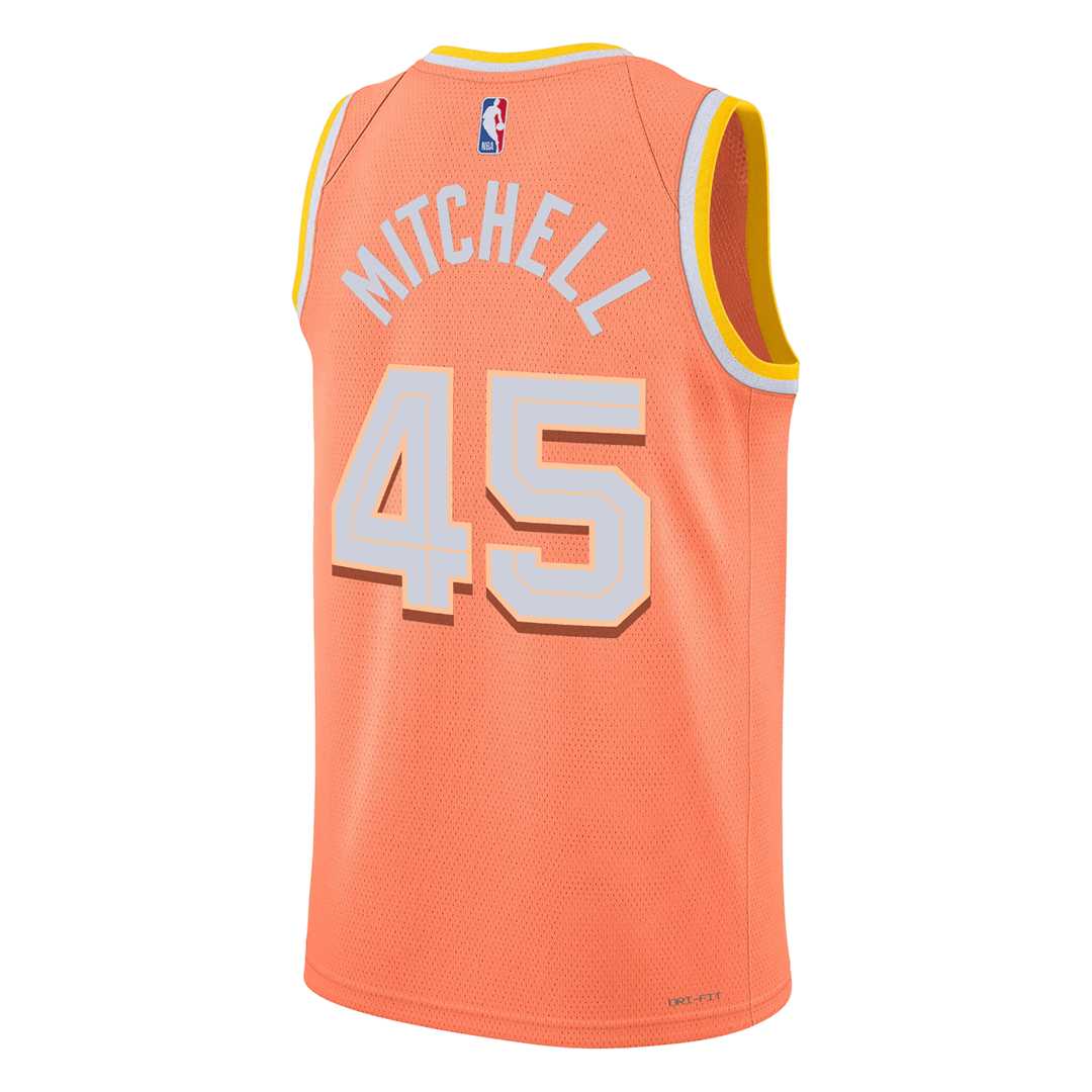 MITCHELL #45 Cleveland Cavaliers Navy Swingman NBA Jersey - City Edition - bestsoccerstore