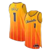 BALL #1 Charlotte Hornets 2026 Orange Swingman NBA Jersey - City Edition - bestsoccerstore