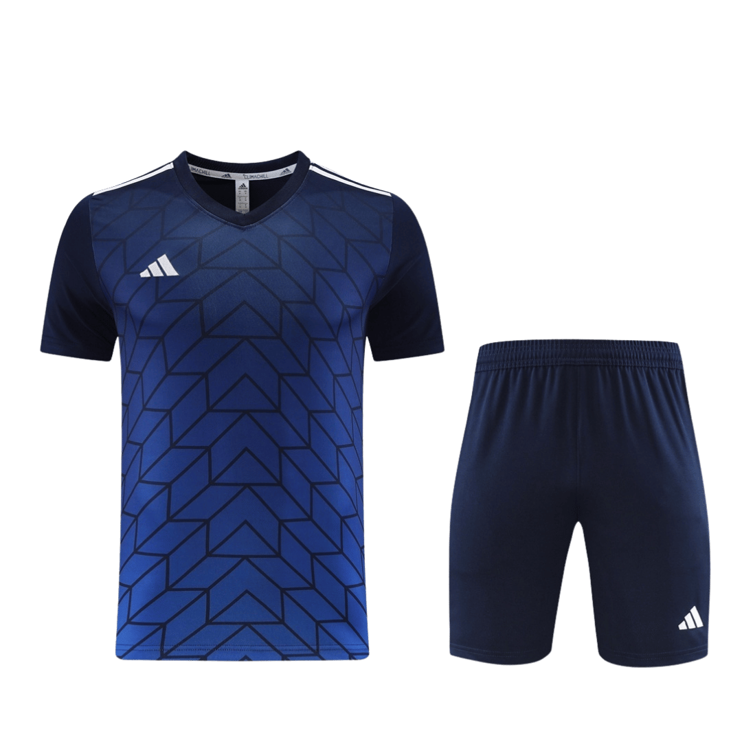 AD05 Customize Team Soccer Jersey Kit dark blue – 2 Piece Set - bestsoccerstore