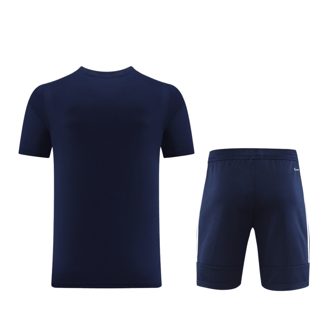 AD05 Customize Team Soccer Jersey Kit dark blue – 2 Piece Set - bestsoccerstore