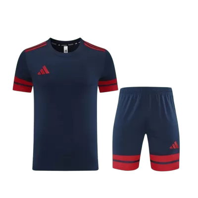 AD10 Customize Team Soccer Jersey Kit Blue – 2 Piece Set - bestsoccerstore
