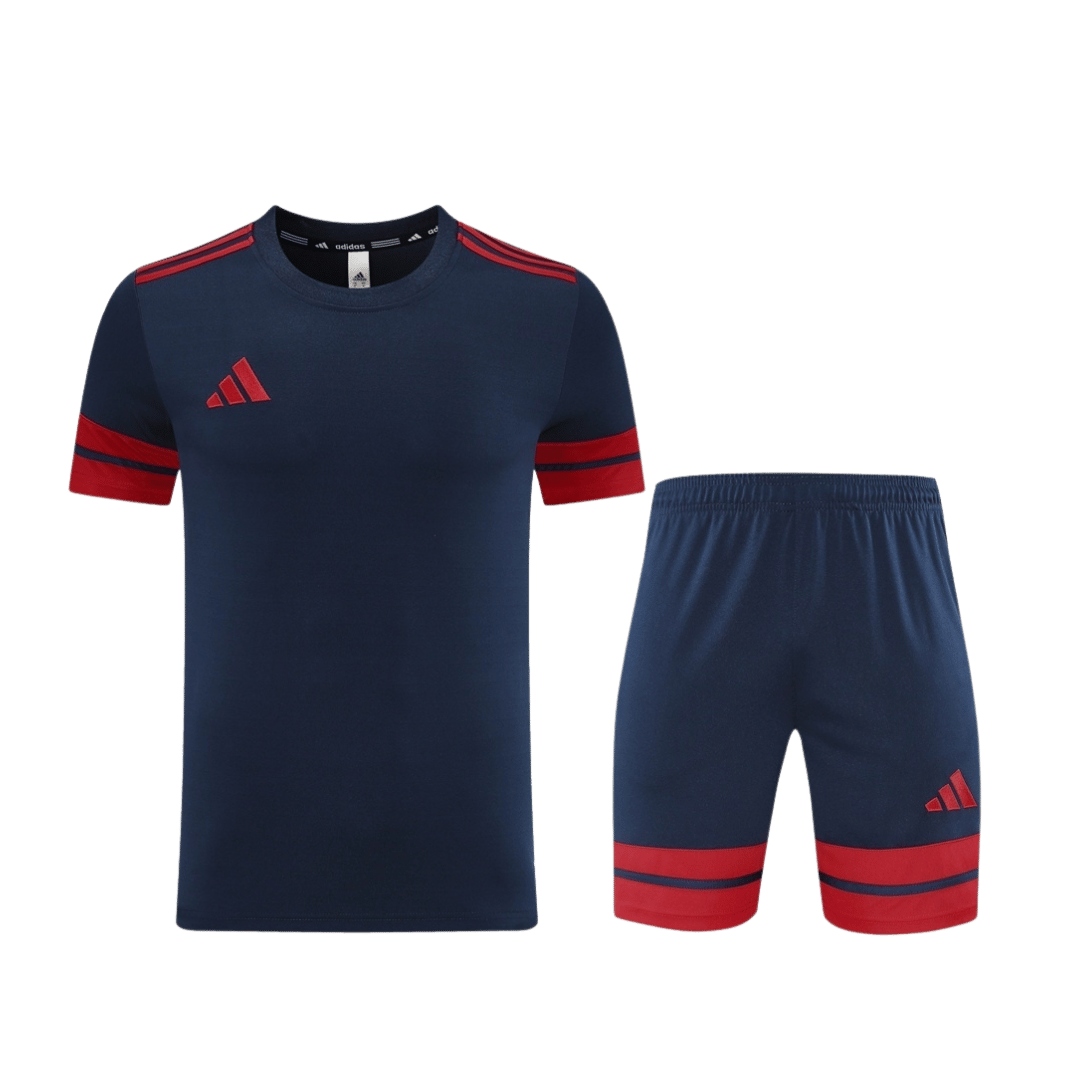 AD10 Customize Team Soccer Jersey Kit Blue – 2 Piece Set - bestsoccerstore