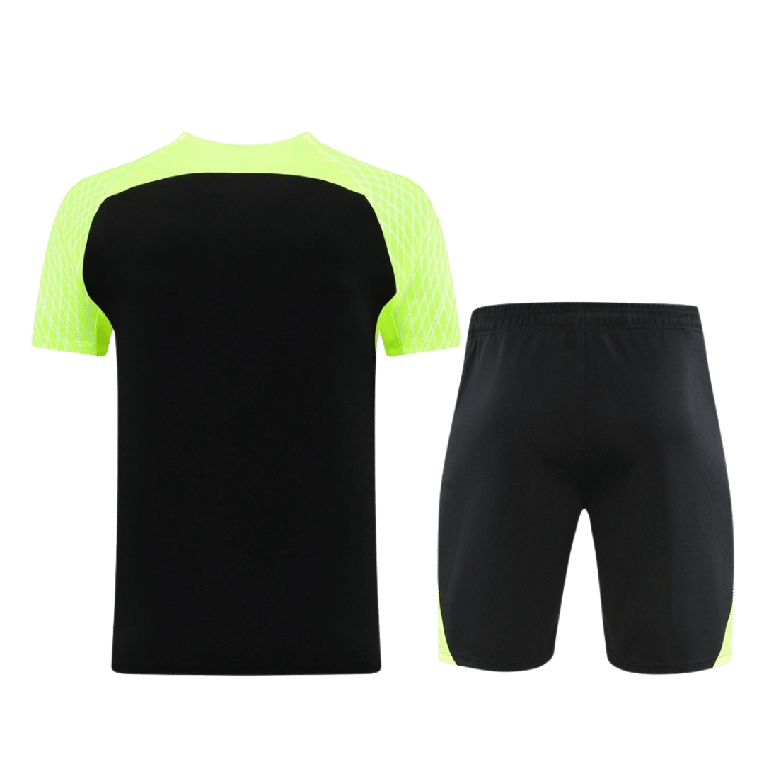 ND07 Customize Team Soccer Jersey Kit Green & Black – 2 Piece Set - bestsoccerstore