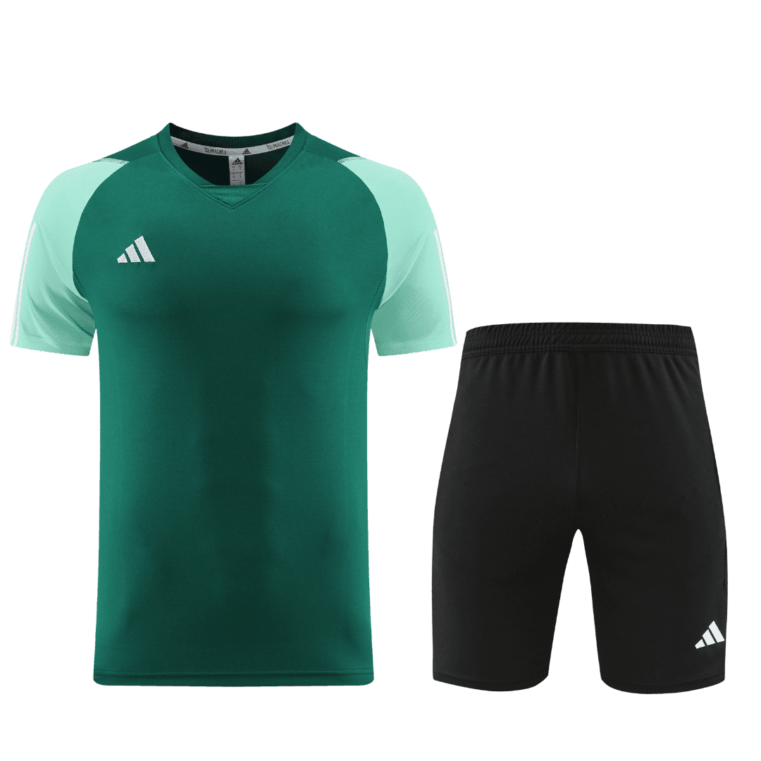 AD03 Customize Team Soccer Jersey Kit Green & Black – 2 Piece Set - bestsoccerstore