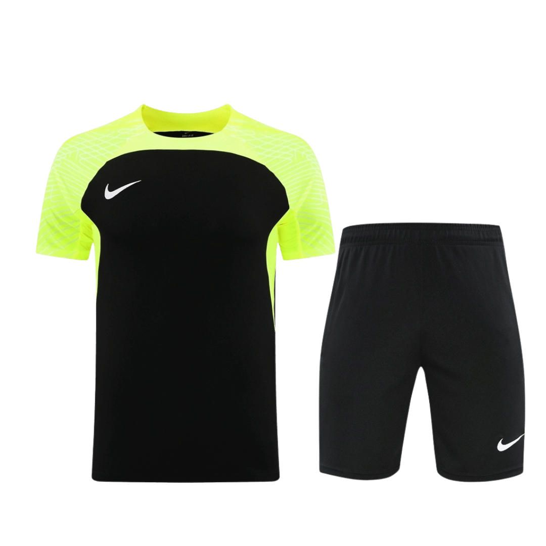 ND07 Customize Team Soccer Jersey Kit Green & Black – 2 Piece Set - bestsoccerstore