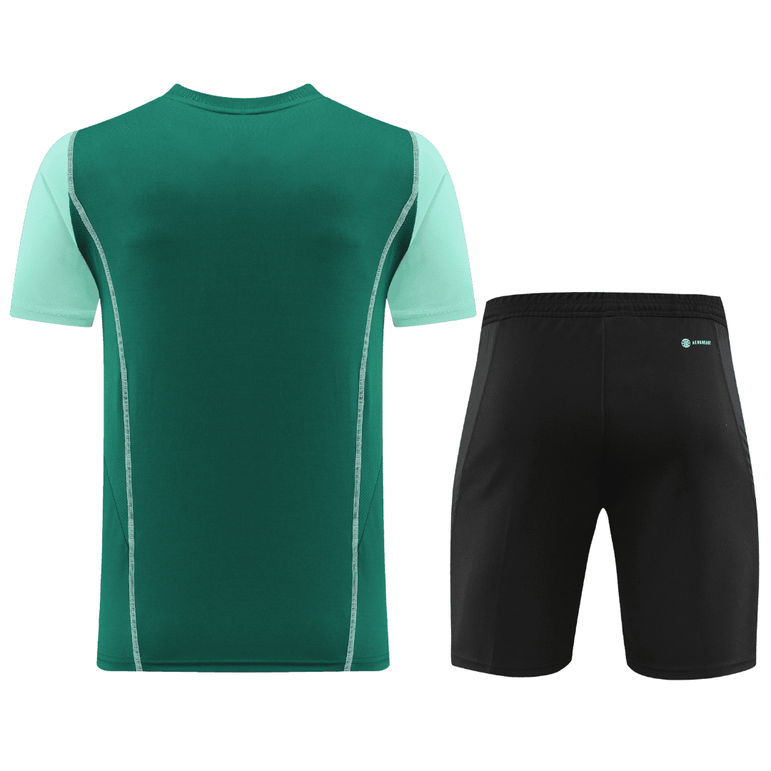 AD03 Customize Team Soccer Jersey Kit Green & Black – 2 Piece Set - bestsoccerstore