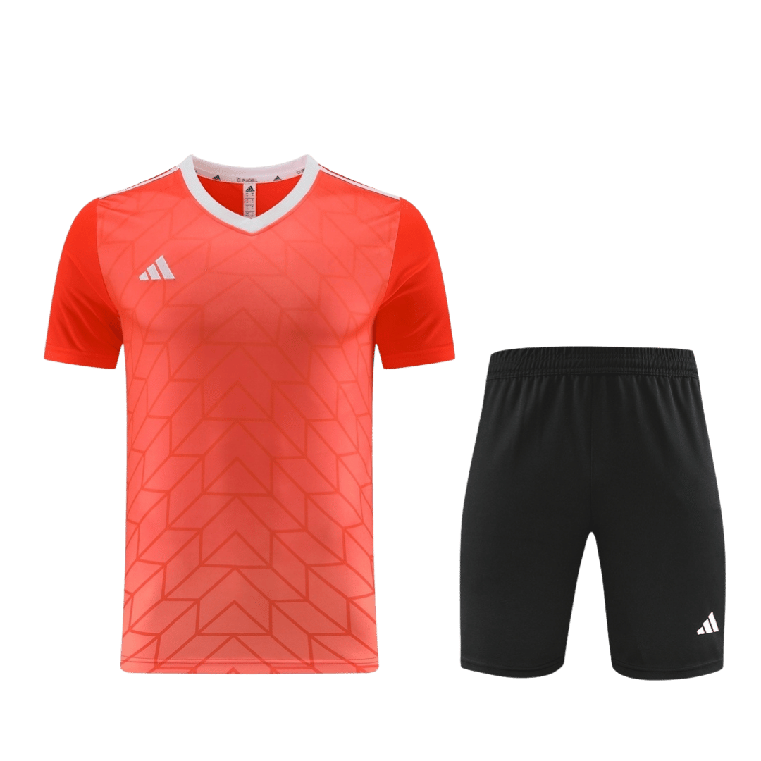 AD05 Customize Team Soccer Jersey Kit Orange & Black – 2 Piece Set - bestsoccerstore