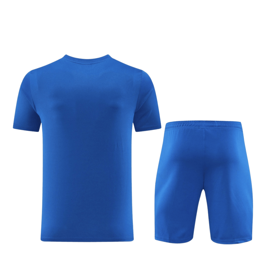 ND06 Customize Team Soccer Jersey Kit Blue – 2 Piece Set - bestsoccerstore