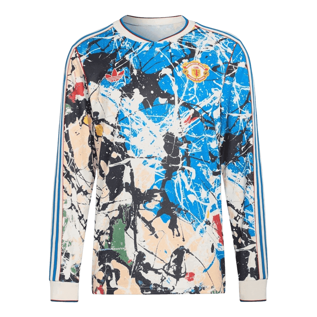 Manchester United Pre-Match Long Sleeve Jersey Football Shirt 2025/26 - bestsoccerstore