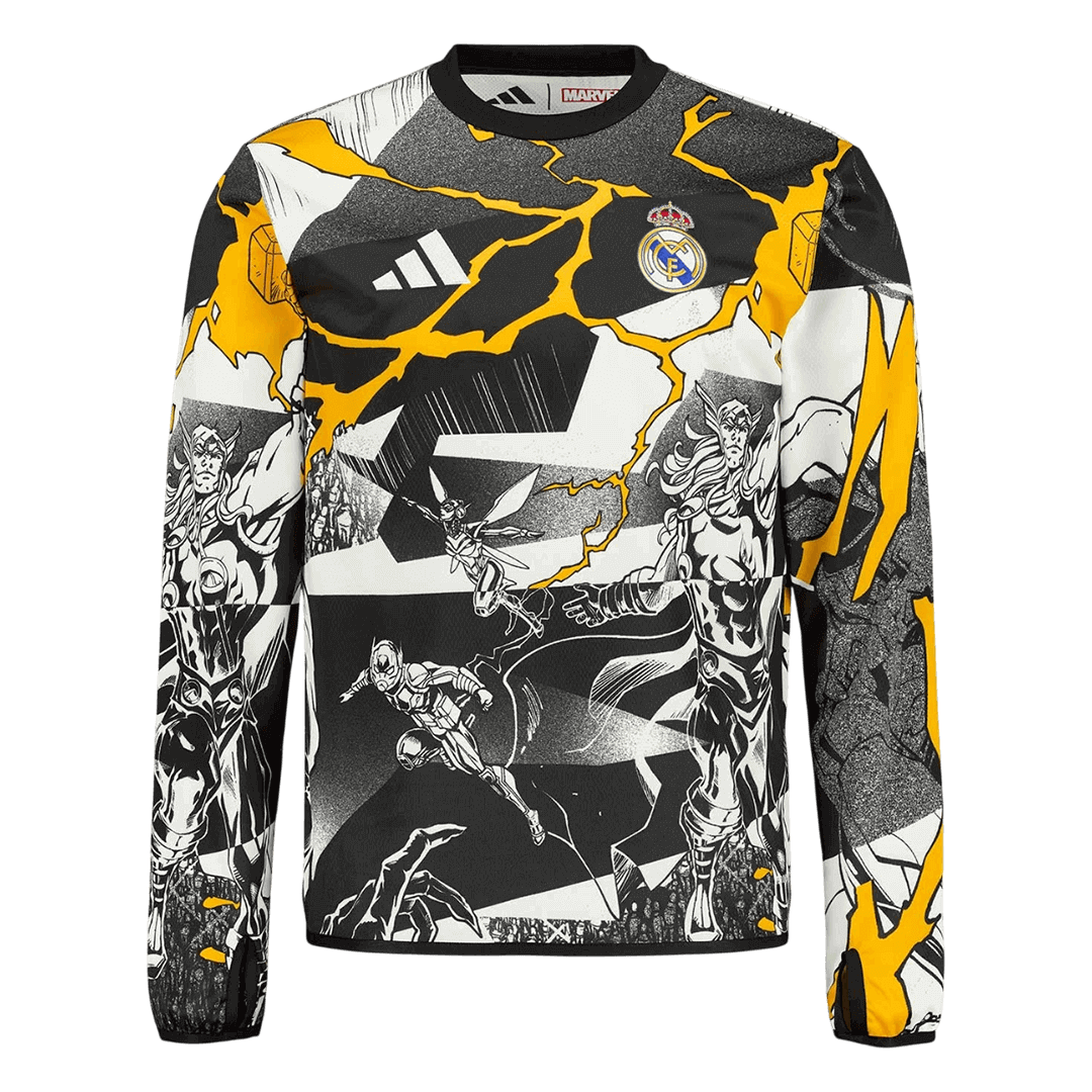 Real Madrid Long Sleeve Jersey Football Shirt 2025/26 - bestsoccerstore