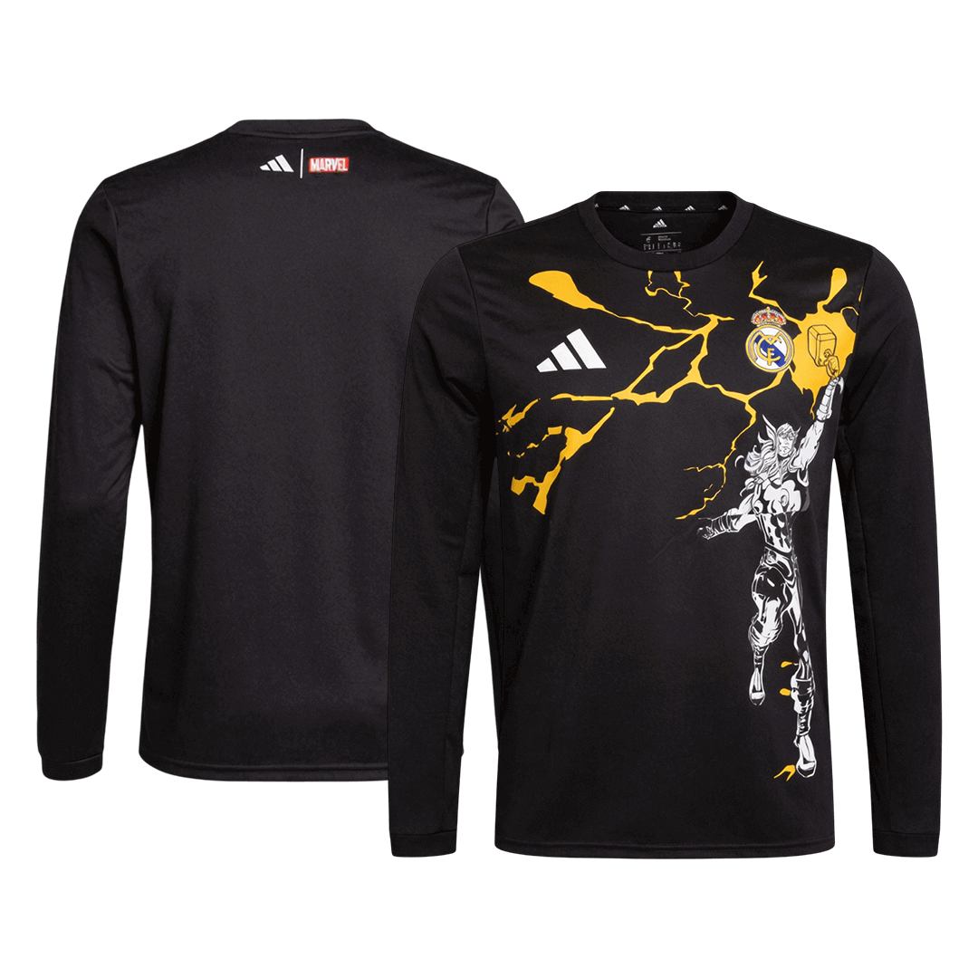 Real Madrid Pre-Match Long Sleeve Jersey Football Shirt 2025/26 - bestsoccerstore