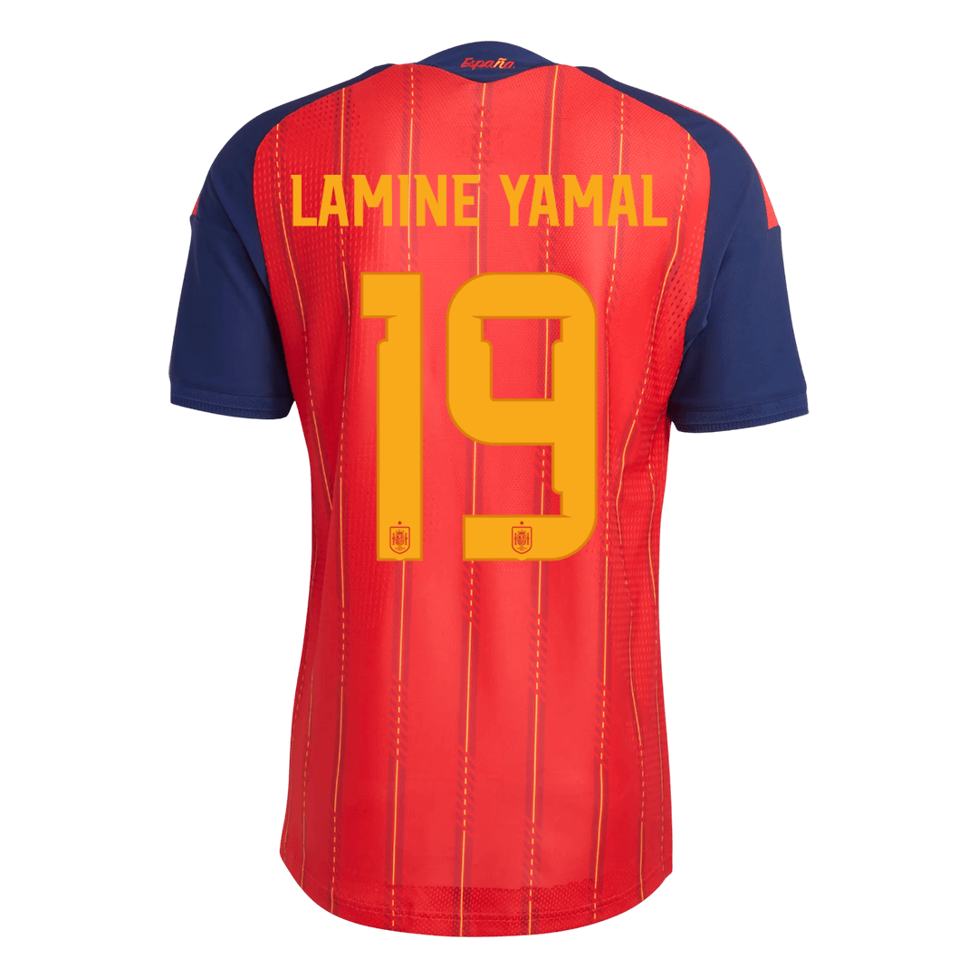 Spain LAMINE YAMAL #19 Custom Player Version Home Soccer Jersey World Cup 2026 - bestsoccerstore