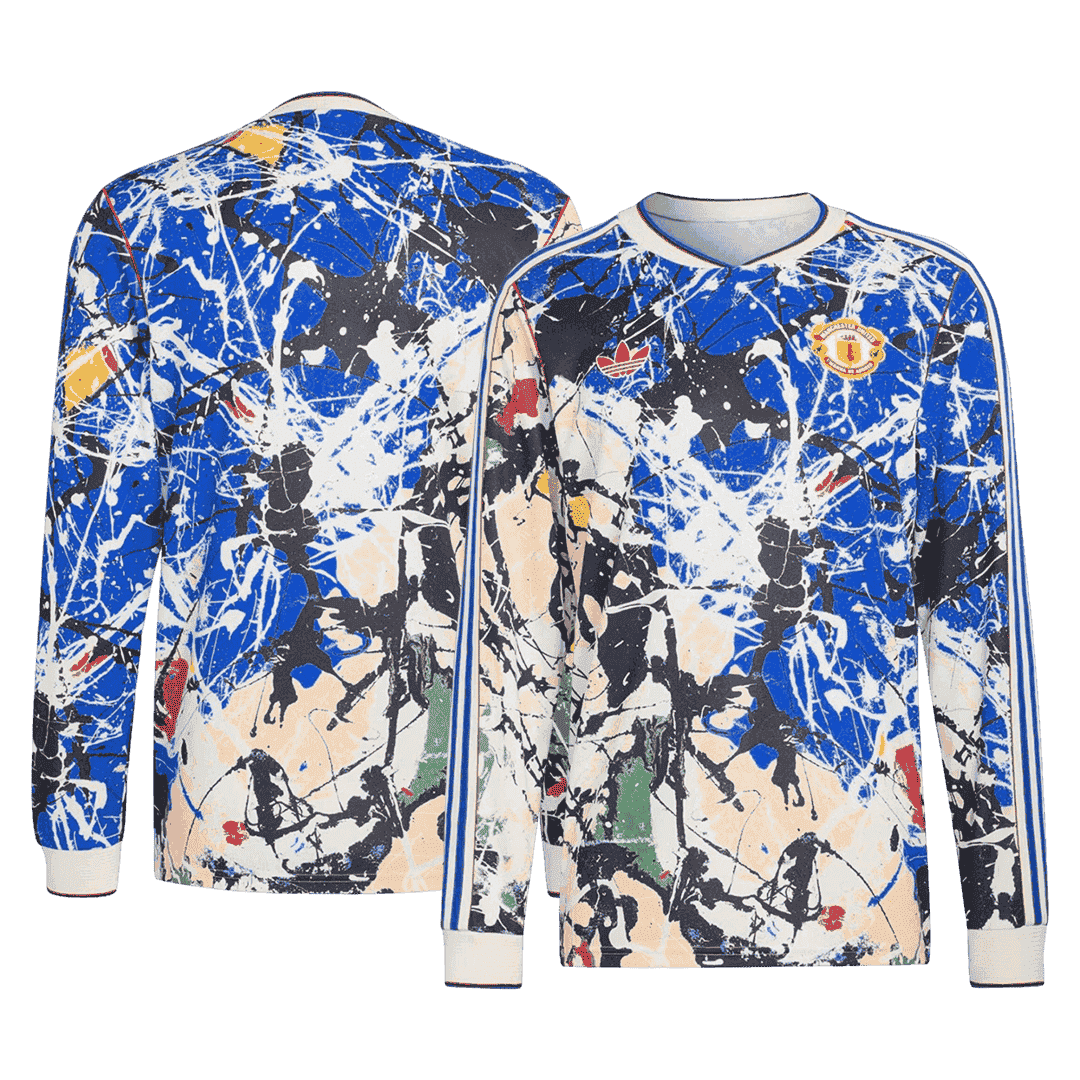 Manchester United Pre-Match Long Sleeve Jersey Football Shirt 2025/26 - bestsoccerstore