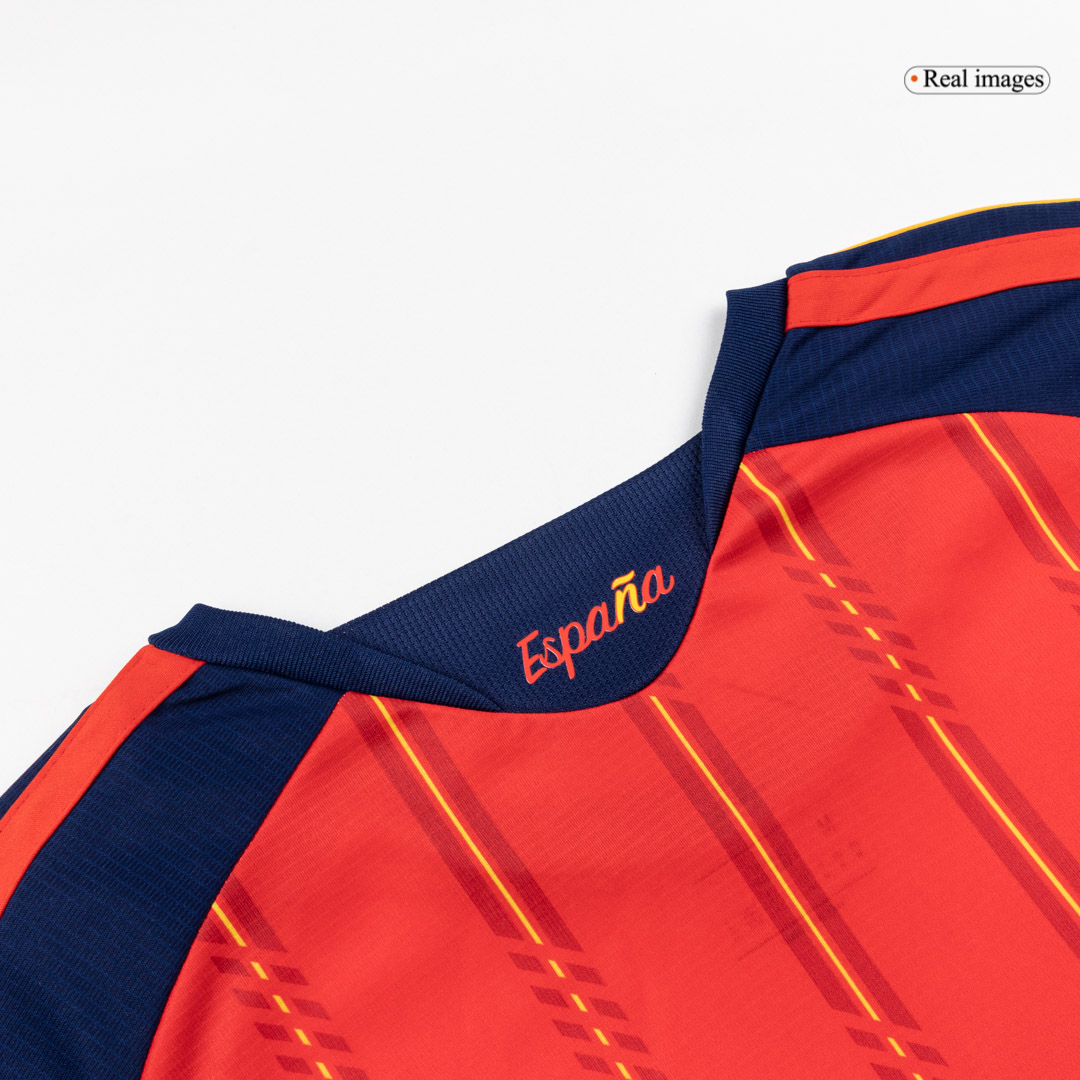 Spain Soccer Jersey Home Custom Shirt World Cup 2026 - bestsoccerstore