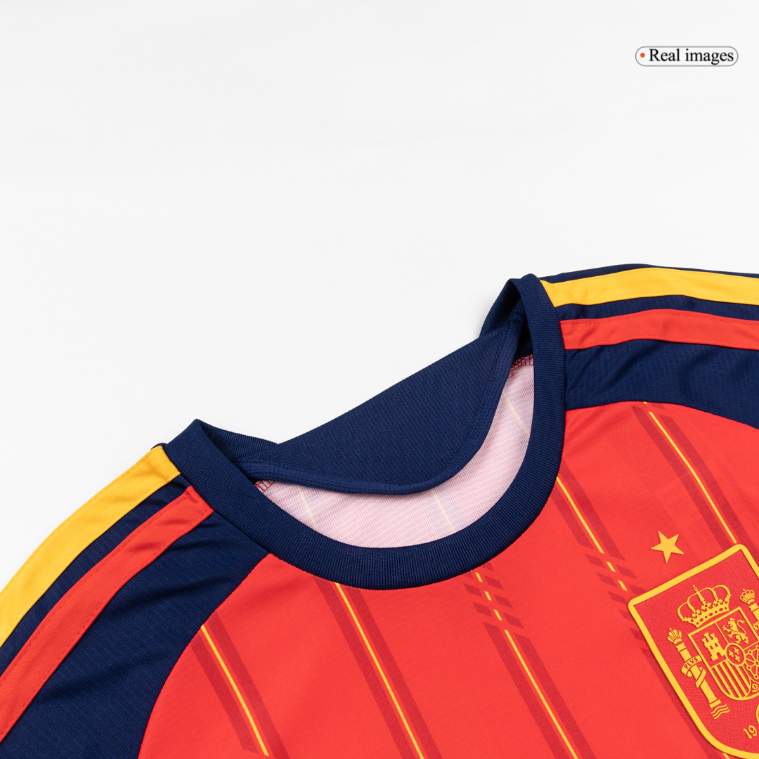 Spain Soccer Jersey Home Custom Shirt World Cup 2026 - bestsoccerstore