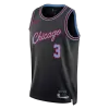 GIDDEY #3 New York Knicks 2025/26 Black Swingman NBA Jersey - City Edition - bestsoccerstore