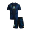 [Free]Kids Brazil Away Custom Soccer Kits World Cup 2026 - bestsoccerstore