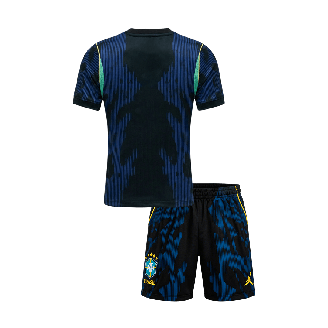 Kids Brazil Away Custom Soccer Kits World Cup 2026 - bestsoccerstore