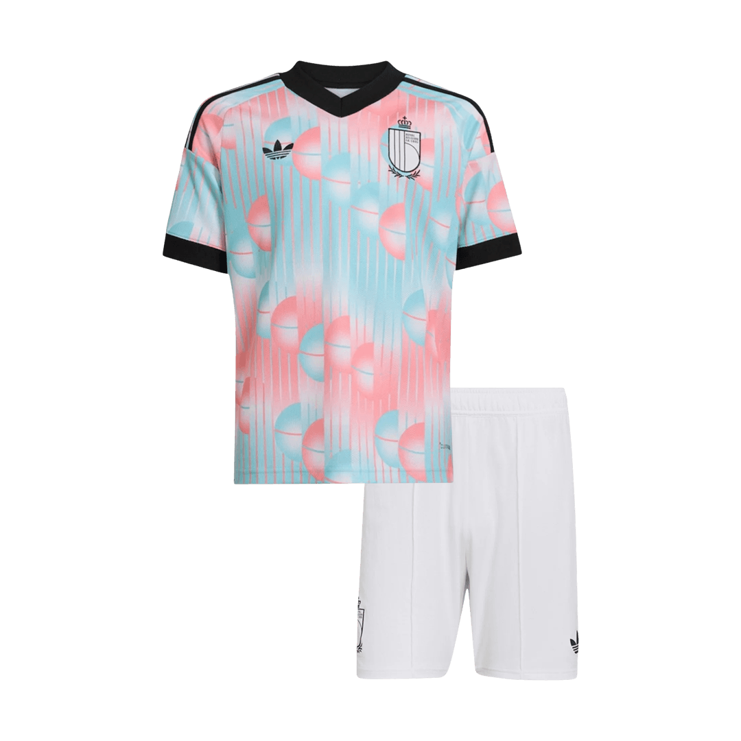 Kids Belgium Away Custom Soccer Kits World Cup 2026 - bestsoccerstore