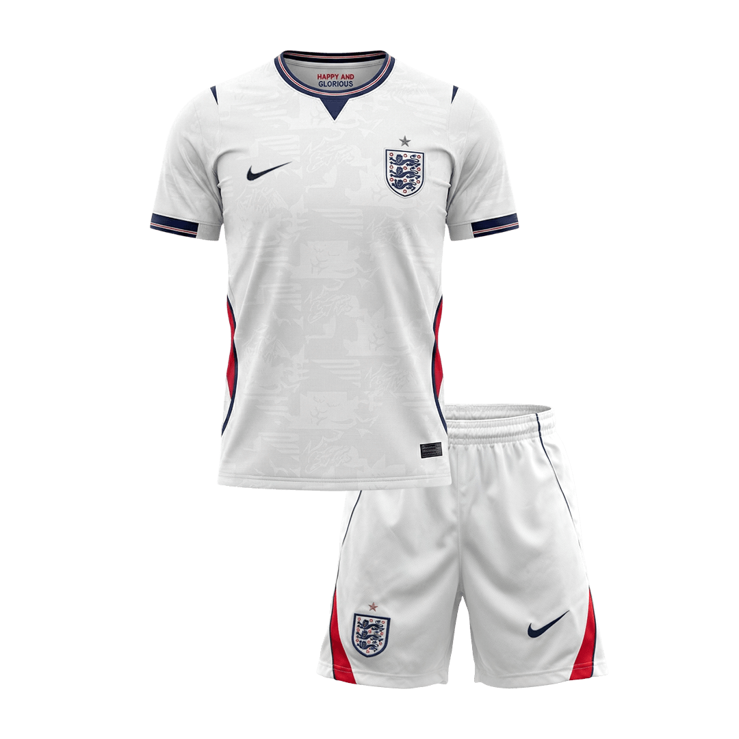 Kids England Home Soccer Kits World Cup 2026 - bestsoccerstore