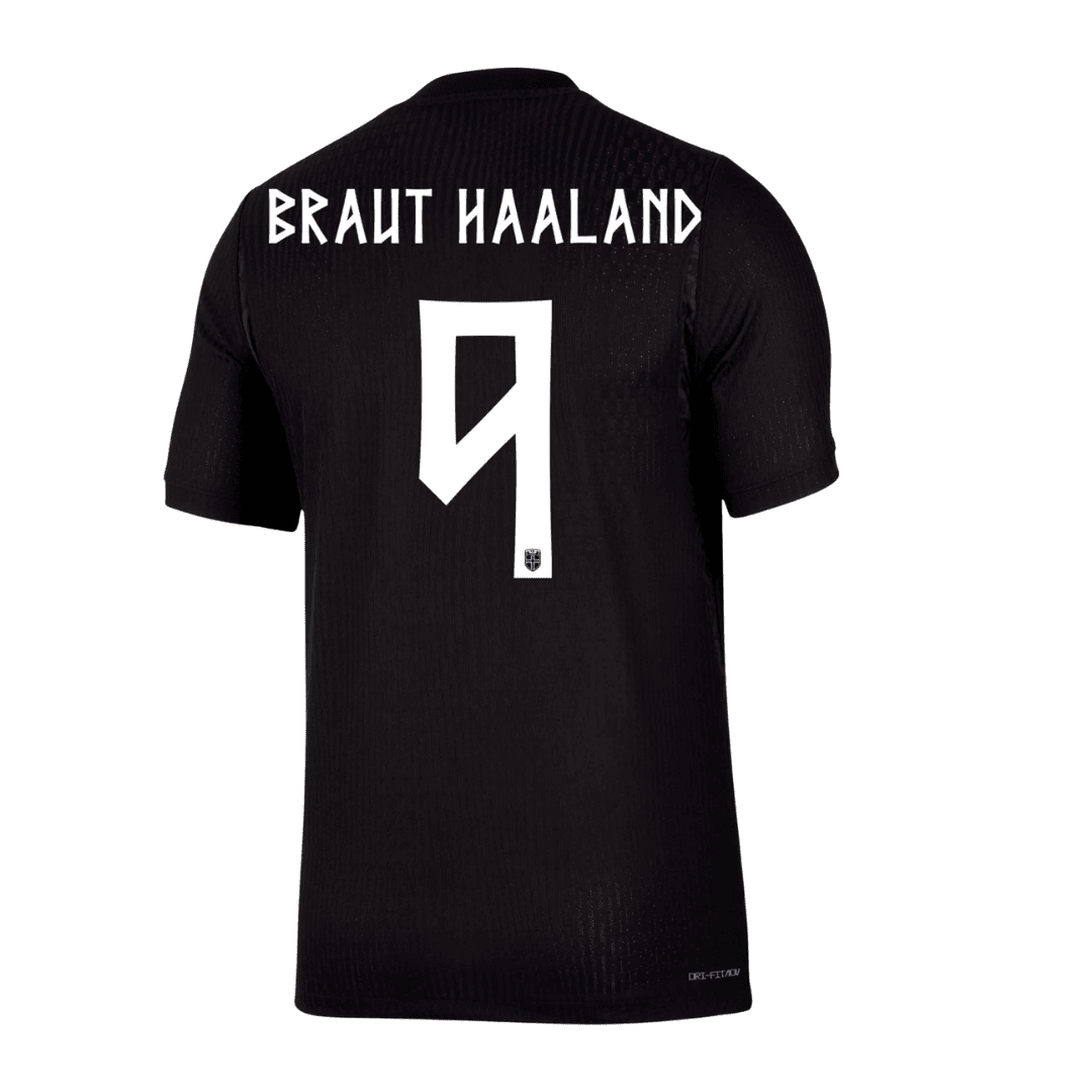 Norway BRAUT HAALAND #9 Custom Player Version Away Soccer Jersey World Cup 2026 - bestsoccerstore