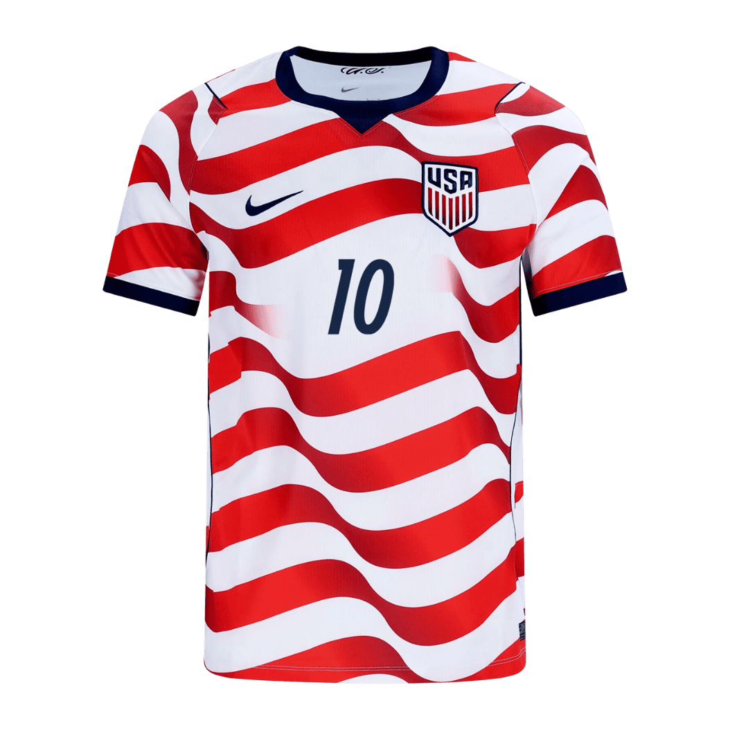 USA PULISIC #10 Soccer Jersey Home Custom Shirt World Cup 2026 - bestsoccerstore