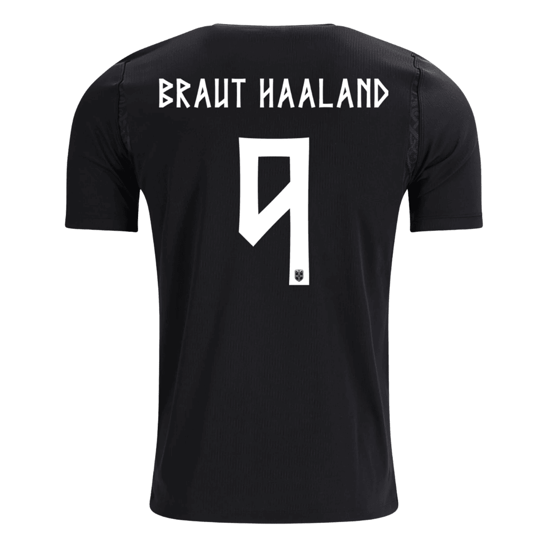 Norway BRAUT HAALAND #9 Soccer Jersey Away Custom Shirt World Cup 2026 - bestsoccerstore